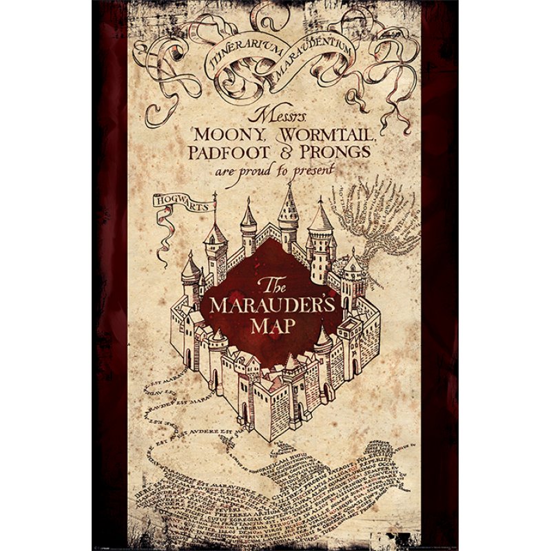 HARRY POTTER - Poster 61x91 - The Marauders Map