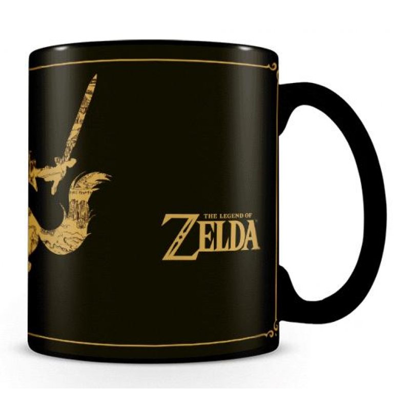 PYRAMID The Legend of Zelda Tasse Noir, Or Universel 1 pièce(s)