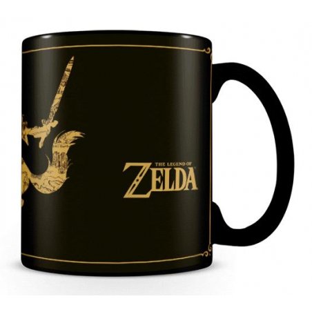 PYRAMID The Legend of Zelda Tasse Noir, Or Universel 1 pièce(s)