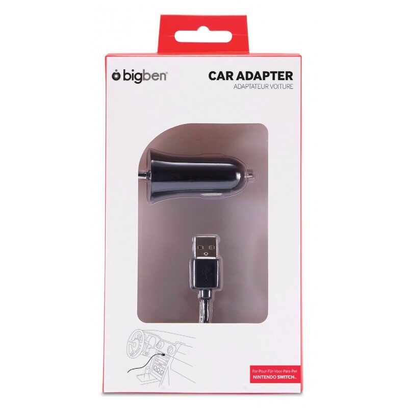 Bigben Interactive SWITCHCARLIGHTV2 mobile device charger Universal Black Cigar lighter Auto