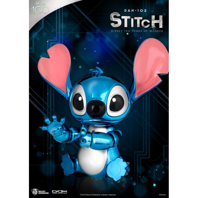 Disney 100 Years of Wonder figurine Dynamic Action Heroes 1/9 Stitch (Lilo & Stitch) 16 cm