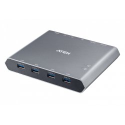 ATEN Commutateur KVM à 2 ports 4K DisplayPort USB-C avec passage d'alimentation