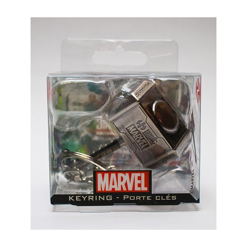 MARVEL - 3D Metal Keychain Blister Box - Thor Hammer
