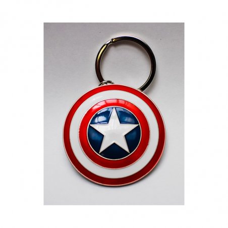 MARVEL - 3D Metal Keychain Blister Box - Captain America Shield