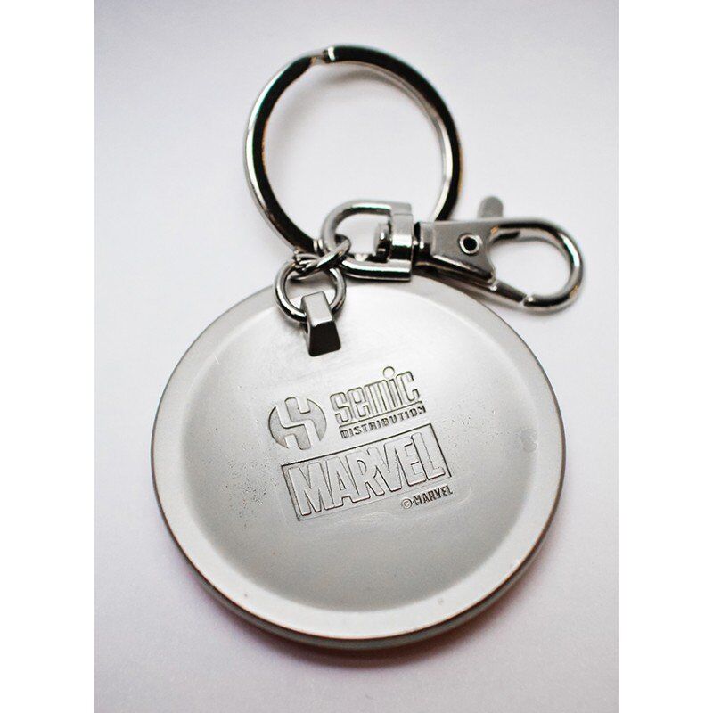 Semic Distribution Captain America shield Keyring Blue, Red, White