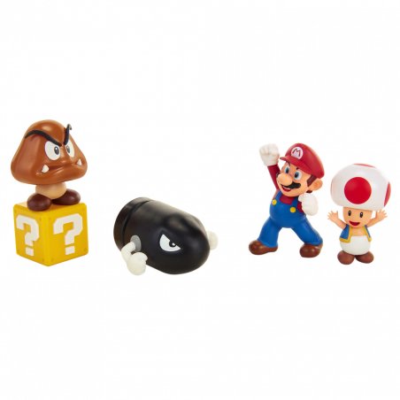 NINTENDO - Coffret 5 Figurines Diorama Mario