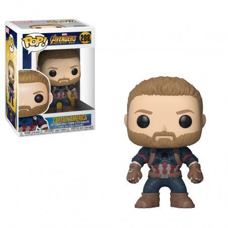 AVENGERS INFINITY WAR - Bobble Head POP N° 288 - Captain America