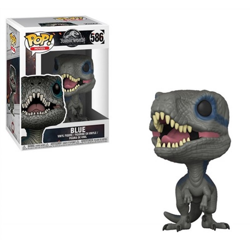 JURASSIC PARK F.E. - Bobble Head POP N° 586 - New Pose Blue