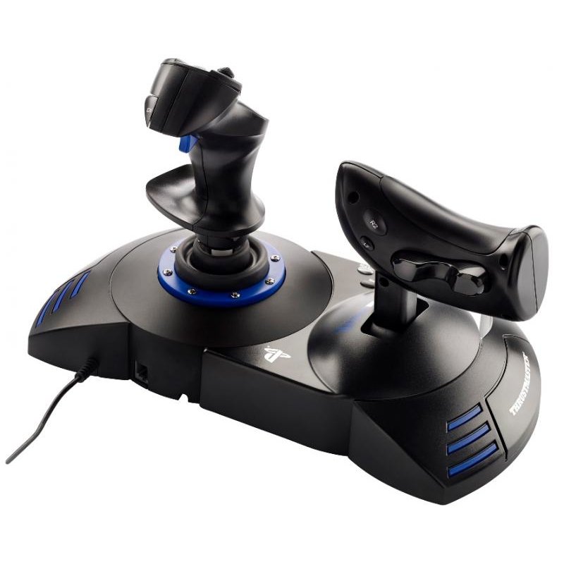 Thrustmaster T.Flight Hotas 4 Noir, Bleu USB 2.0 Joystick Numérique PC, PlayStation 4