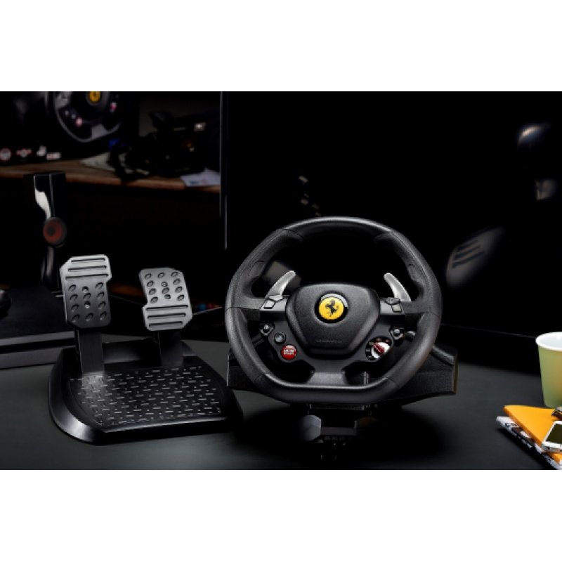 Thrustmaster T80 Ferrari 488 GTB Edition Noir Volant + pédales Numérique PlayStation 4
