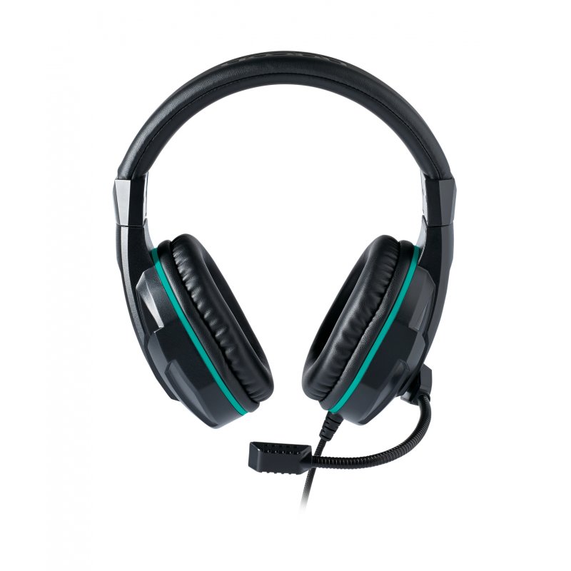 NACON PCGH-110 headphones/headset Wired Head-band Gaming Black, Turquoise