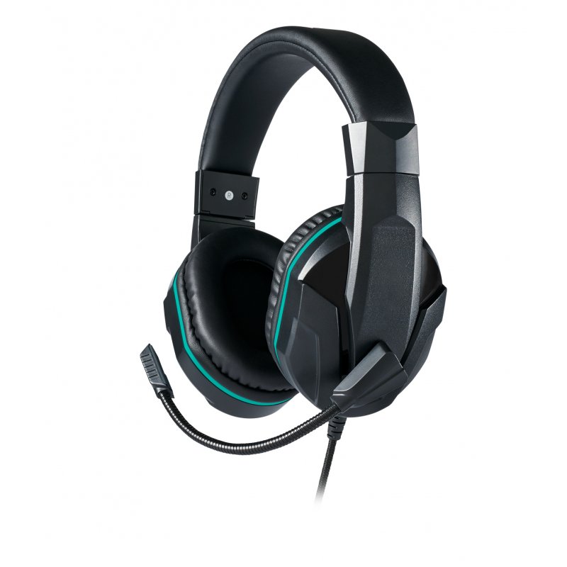 NACON PCGH-110 écouteur/casque Avec fil Arceau Jouer Noir, Turquoise