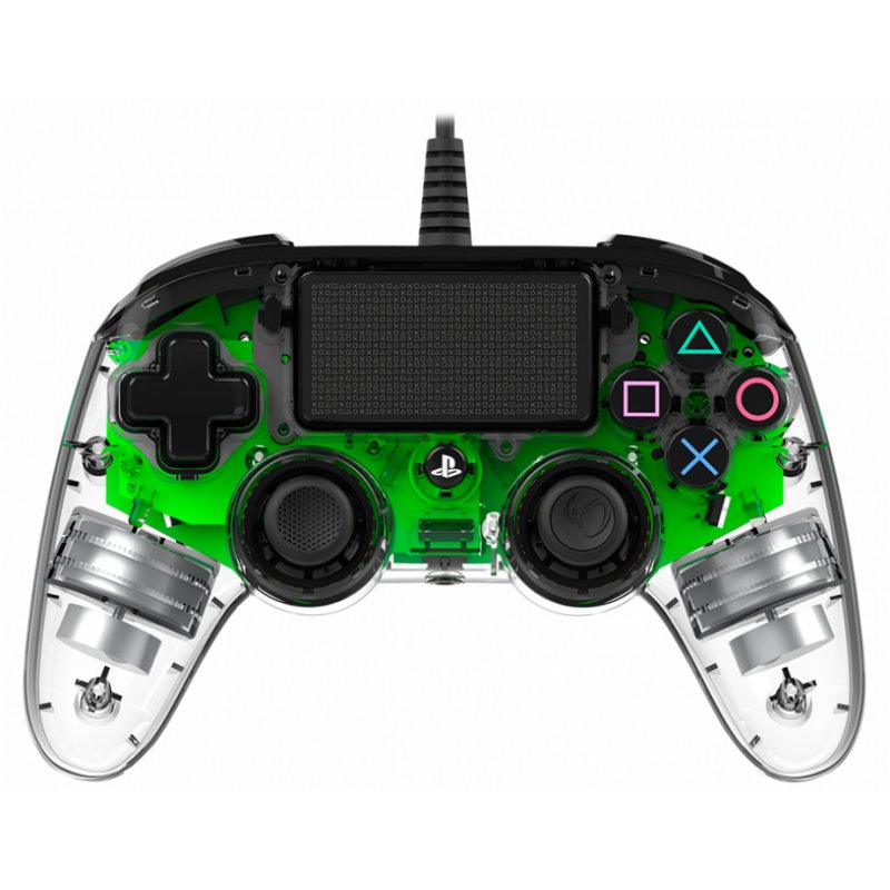 NACON compatible WIRED OFFICIAL CONTROLLER CLEAR GREEN PS4