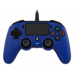 NACON PS4OFCPADBLUE Gaming Controller Blue USB Gamepad Analogue / Digital PC, PlayStation 4