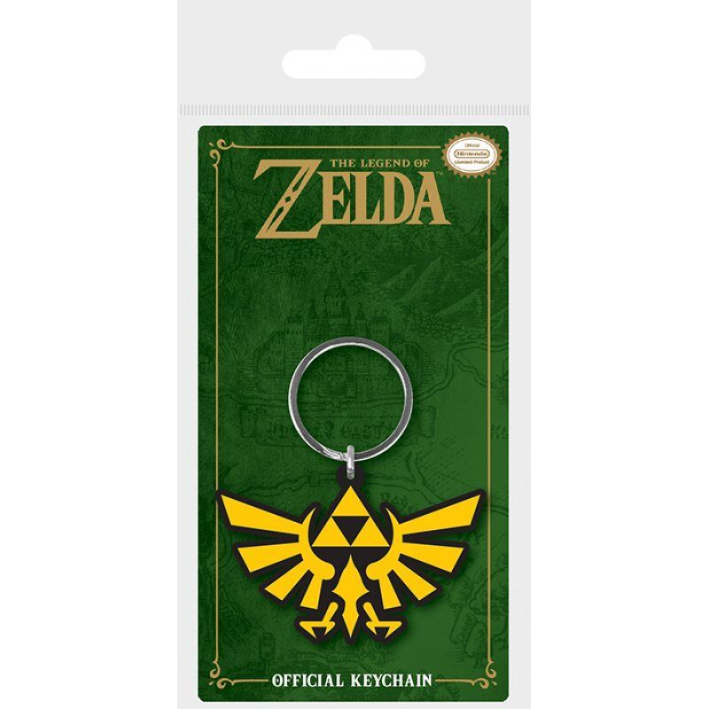 ZELDA - Porte-Clés Caoutchouc - Triforce
