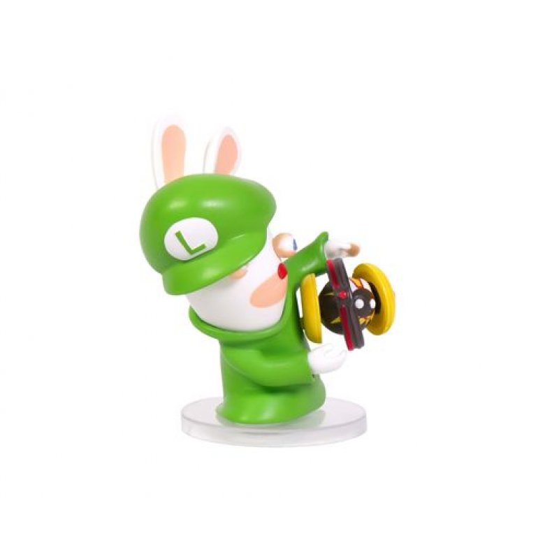 FIGURINE MARIO LAPINS CRETINS KINGDOM BATTLE LUIGI 08cm