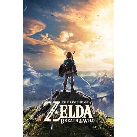 ZELDA - Poster 61X91 - Breath of the Wild 'Sunset'