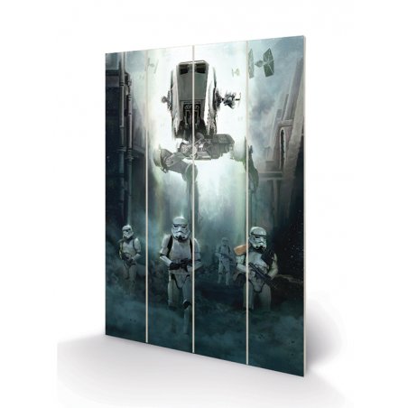 STAR WARS ROGUE ONE WOOD ART STORMTROOPER PATROL