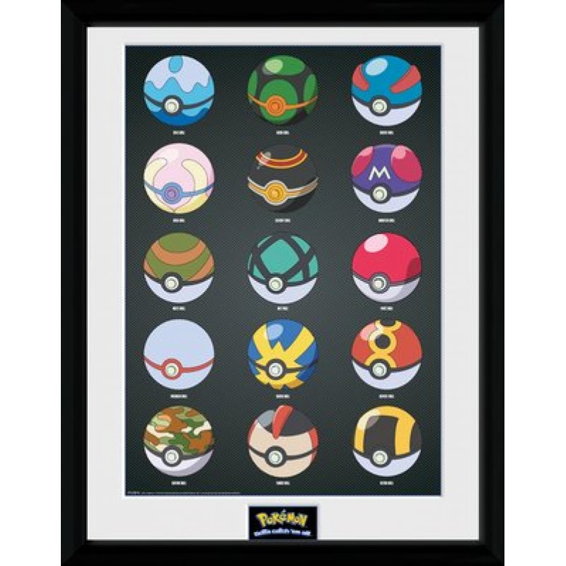 POKEMON - Collector Print 30X40 - Pokeballs