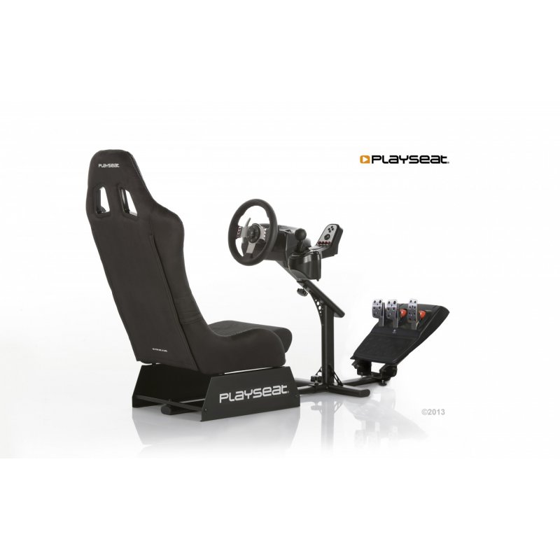 Playseat compatible Evolution Racing Stuhl, Alcantara - Noir