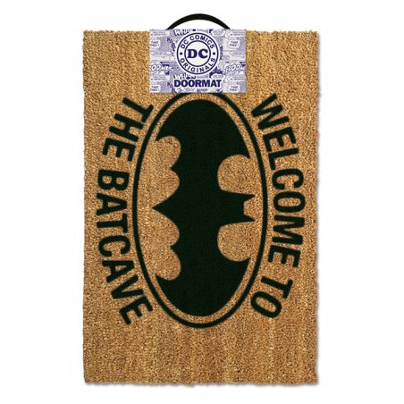 BATMAN DOOR MAT WELCOME TO BATCAVE