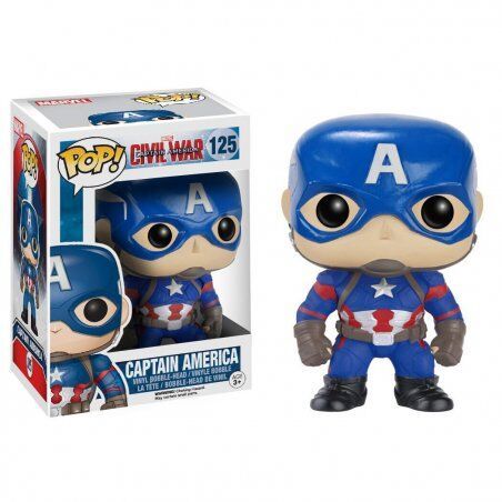 MARVEL CIVIL WARS - Bobble Head POP N° 125 - Captain America
