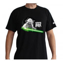 STAR WARS - T-Shirt Yoda Judge me ... - Black (M)
