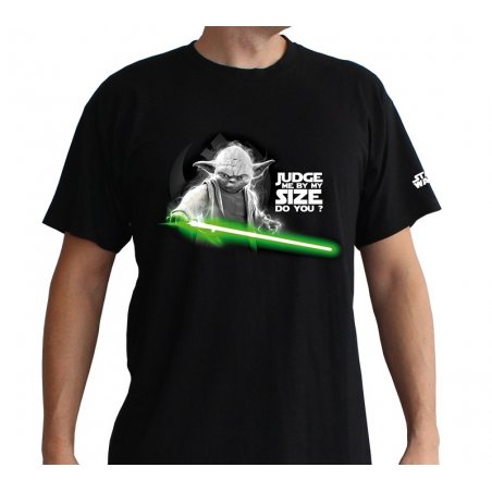 STAR WARS - T-Shirt Yoda Judge me ... - Black (M)