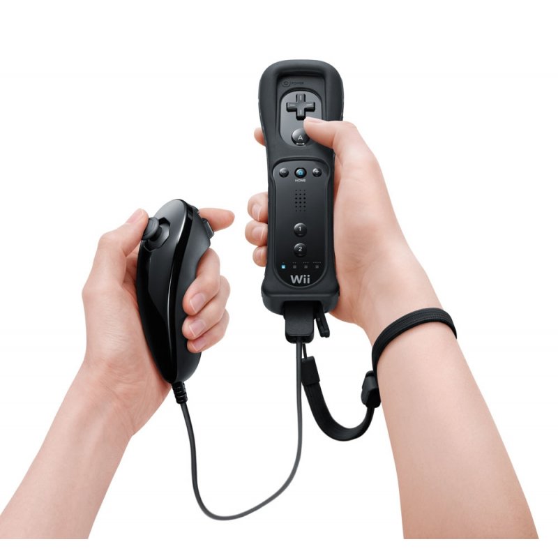 Nintendo Nunchuk Black Special Nintendo Wii U, Wii