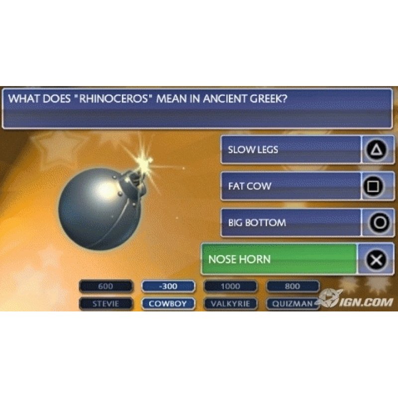 Sony Buzz! Master Quiz - PSP PlayStation Portable (PSP)