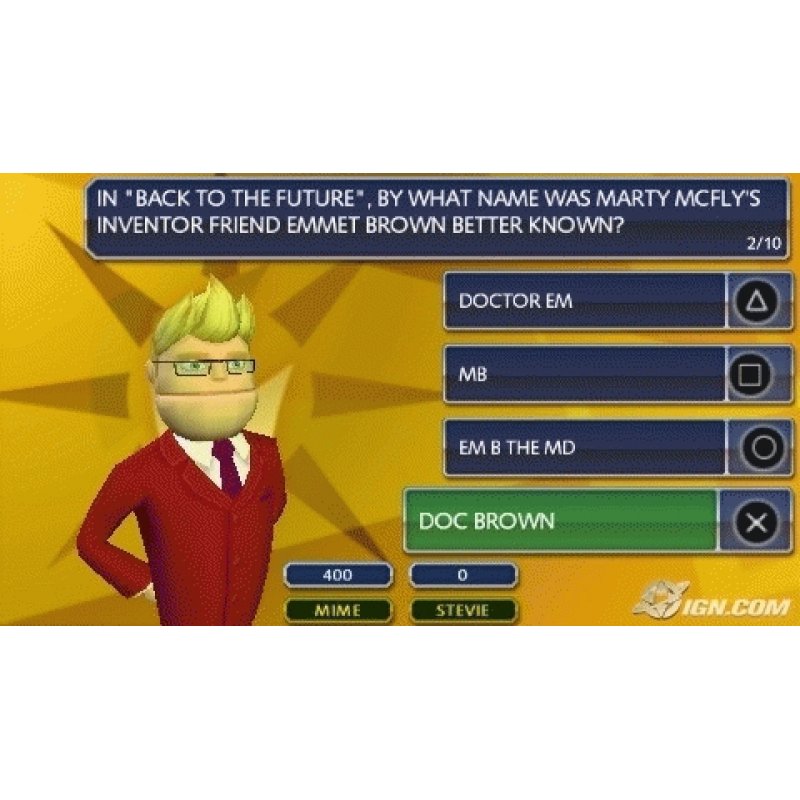 Sony Buzz! Master Quiz - PSP PlayStation Portable (PSP)