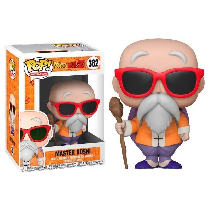 DRAGON BALL Z - Bobble Head POP N° 382 - Master Roshi with Staff