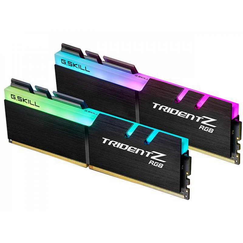 G.Skill compatible Trident Z RGB Series, DDR4-3200, CL16 - 32 GB Dual-Kit, schwarz