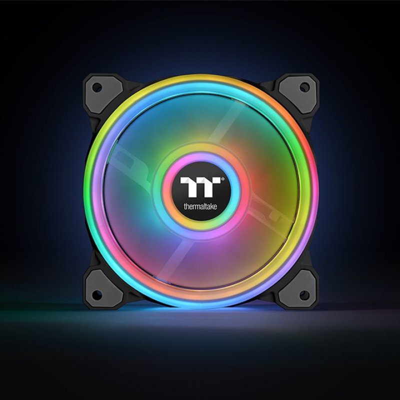 Thermaltake Riing Quad 12 RGB Boitier PC Ventilateur 12 cm Noir