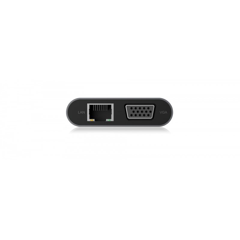 RaidSonic ICY BOX IB-DK4040-CPD - Docking Station - VGA, HDMI