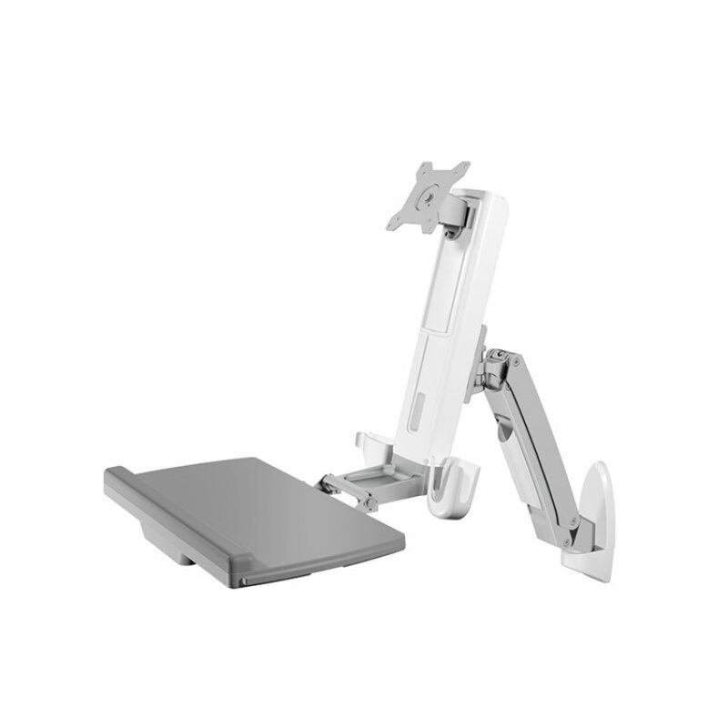 ICY BOX IB-MS600-W 61 cm (24") Gris, Argent, Blanc Mur