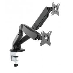 ICY BOX Dual-Monitorhalterung, IB-MS304-T - schwarz