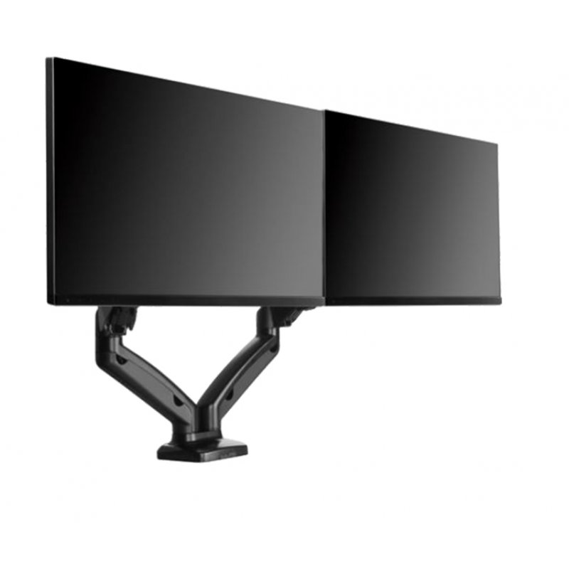 ICY BOX Dual-Monitorhalterung, IB-MS304-T - schwarz