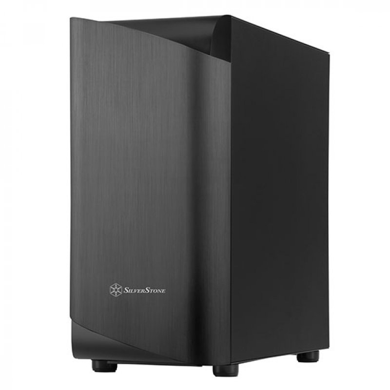 Silverstone Seta A1 Midi-Tower, Tempered Glass - schwarz