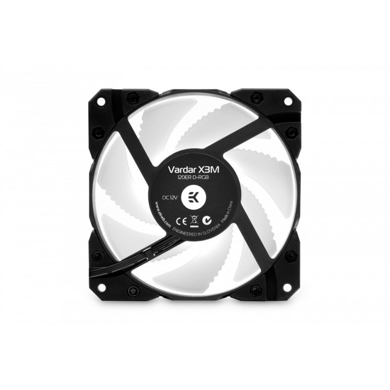 EK Water Blocks Vardar X3M Computer case Fan 12 cm Black