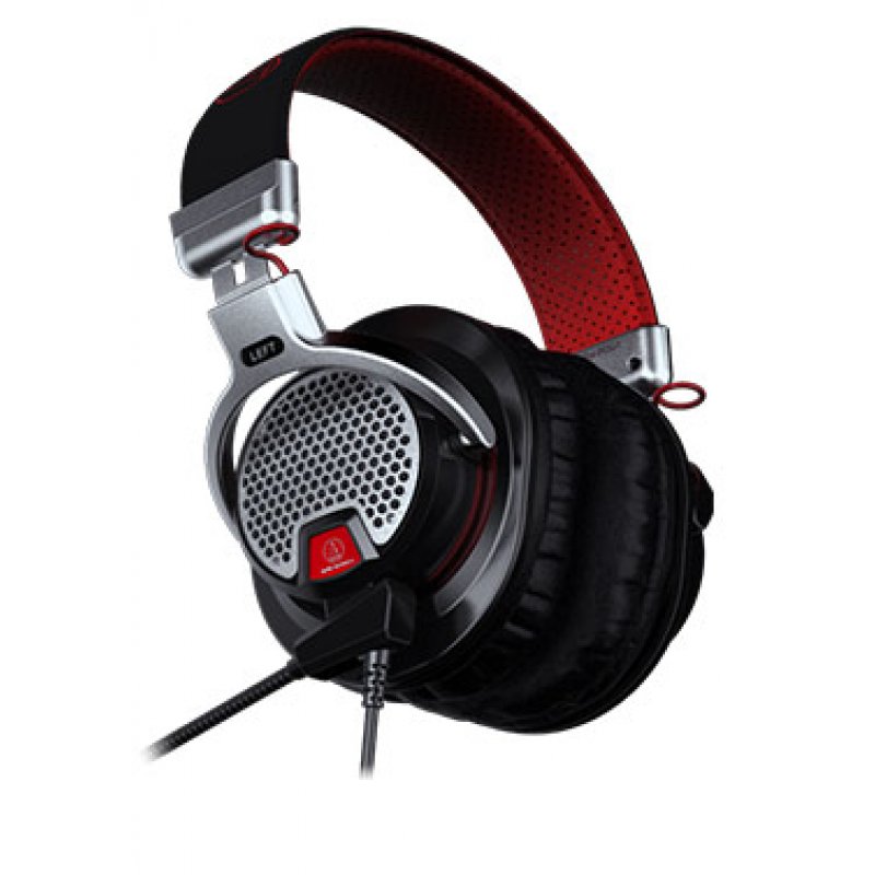 Audio-Technica ATH-PDG1A écouteur/casque Avec fil Arceau Jouer Noir, Rouge