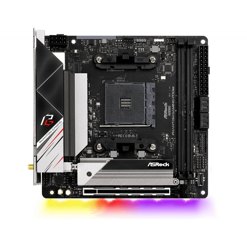 ASRock B550 Phantom Gaming-ITX/ax - Motherboard - Mini-ITX - Socket AM4 - AMD B550