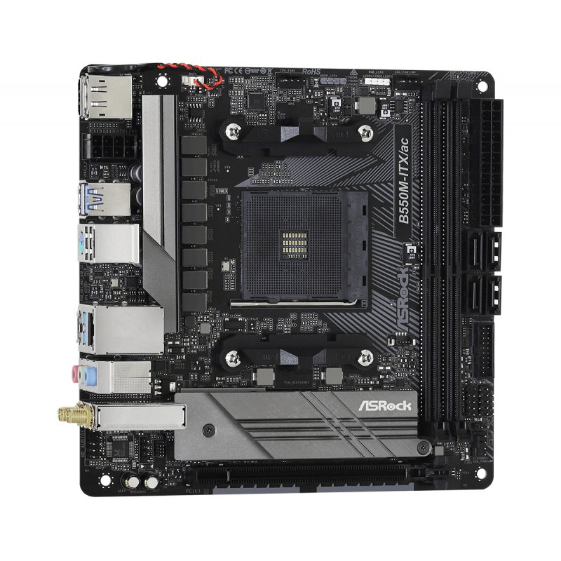 ASRock B550M-ITX/ac, AMD B550-Mainboard - Sockel AM4