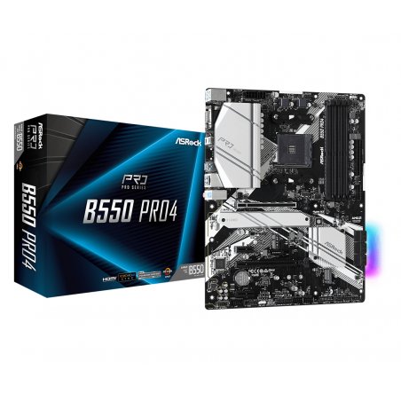 ASRock B550 Pro4, AMD B550 Mainboard - Sockel AM4