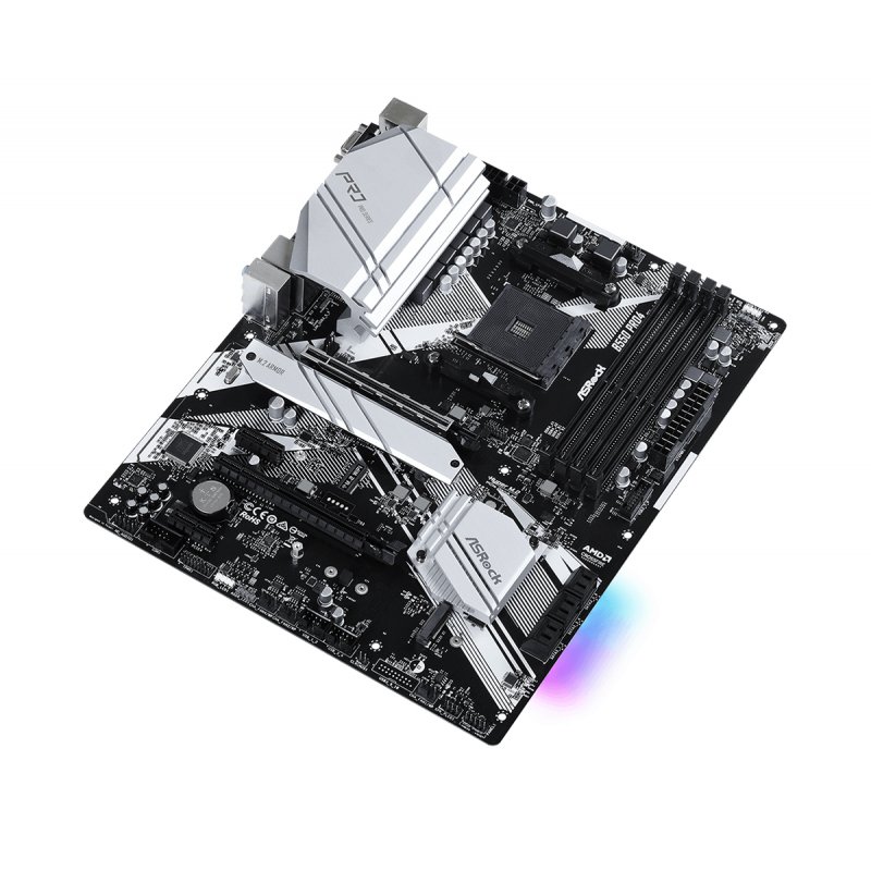 ASRock B550 Pro4 - Motherboard - ATX - Socket AM4 - AMD B550