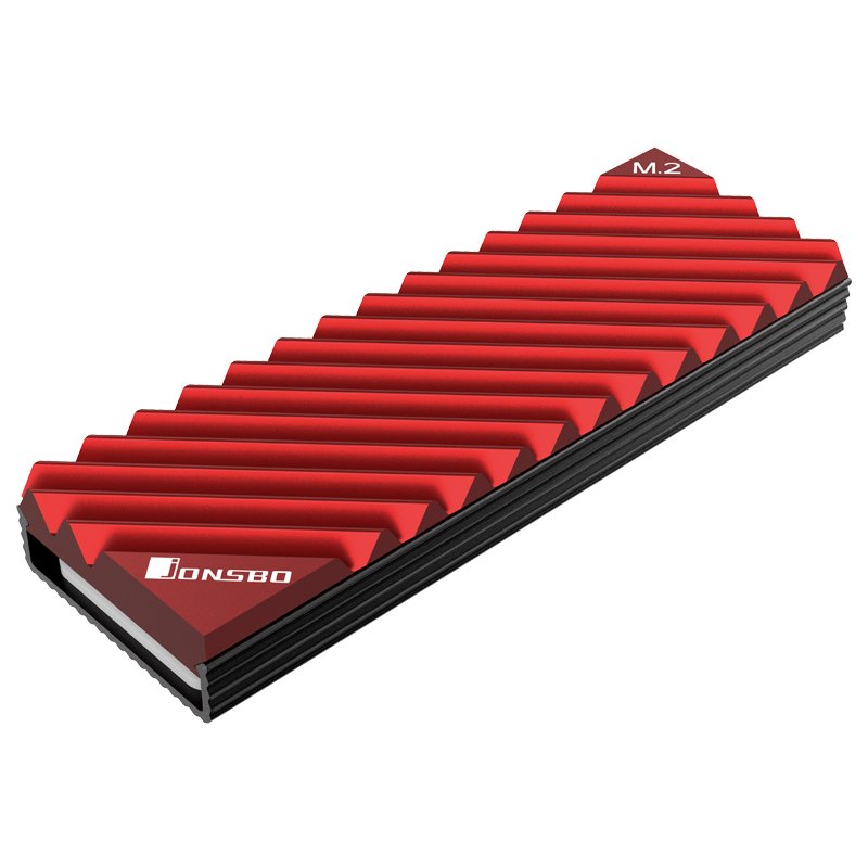 Jonsbo compatible M. 2-3 M.2 SSD Kühlkörper - rot