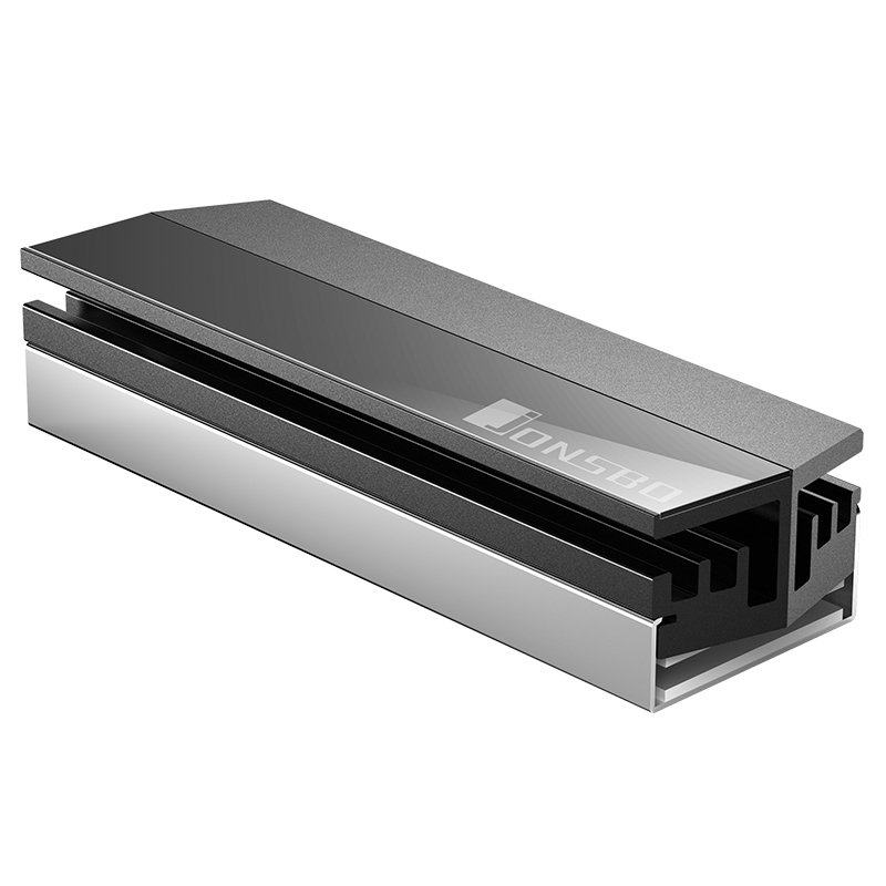 Jonsbo compatible M.2 SSD Passivkühler - grau