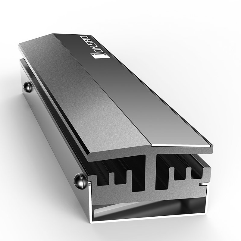 Jonsbo compatible M.2 SSD Passivkühler - grau