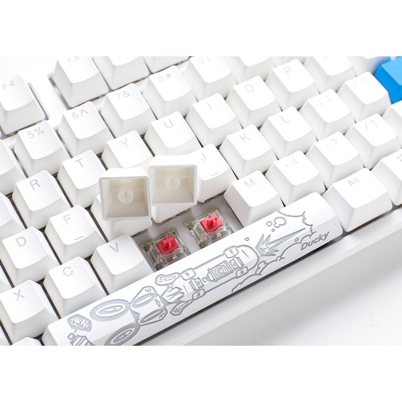 Ducky One 2 RGB TKL clavier USB Blanc