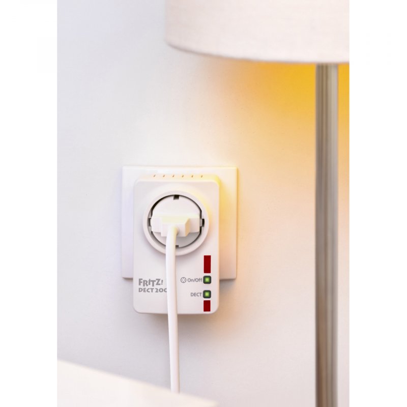 FRITZ!DECT 200, DE Blanc Programmateur journalier/hebdomadaire